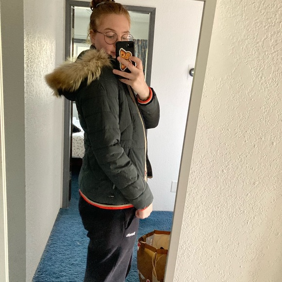 Gaastra winter jacket in charcoal grey, Womens size small - Picture 9 of 12